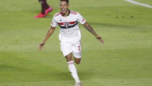 igor vinícius comemora gol do São Paulo