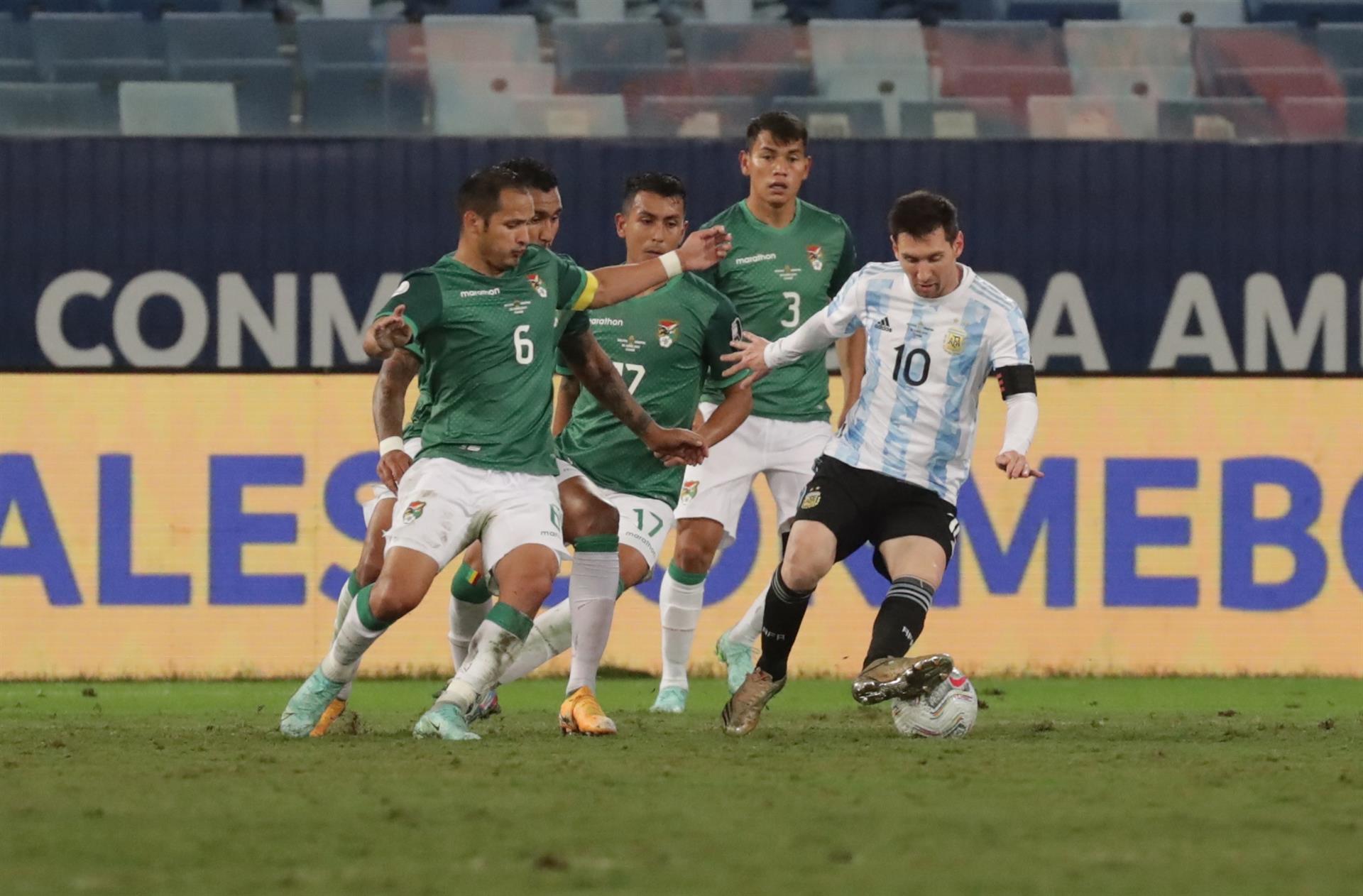 Messi deu show na vitória da Argentina sobre a Bolívia pela Copa América