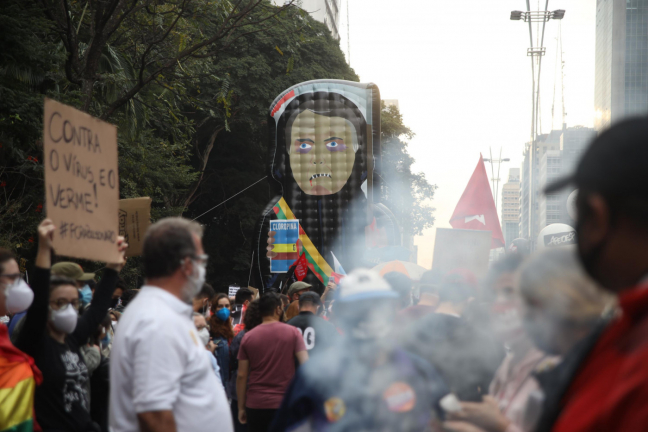 Manifestação contra o governo em São Paulo