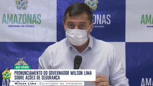 Governador do Amazonas, Wilson Lima, se pronunciou sobre onda de violência deste domingo em cidades do Estado