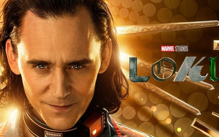 Pôster da série Loki com o ator Tom Hiddleston