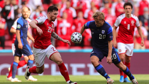 A Finlândia venceu a Dinamarca na estreia da Eurocopa