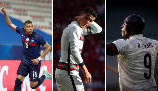 Mbappé, da França, Cristiano Ronaldo, de Portugal, e Lukaku, da Bélgica são atrações da Eurocopa 2021