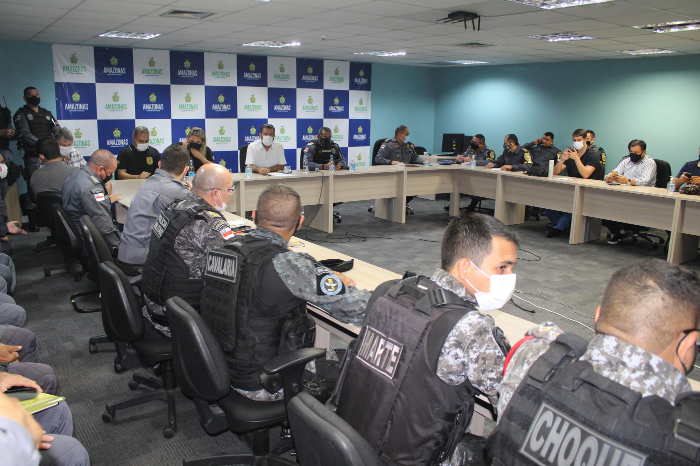 Gabinete de crise foi instalado após atentados em Manaus e outras cidades do Amazonas