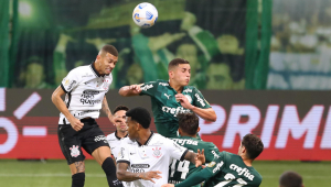 Palmeiras e Corinthians empataram em 1 a 1 pelo Campeonato Brasileiro