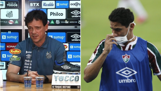 Fernando Diniz, técnico do Santos, sonha em contar com Paulo Henrique Ganso