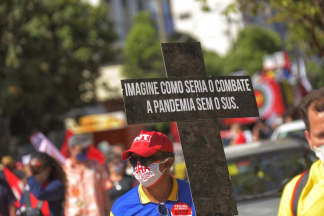 Manifestações contra o governo Bolsonaro ocorreram em Goiás