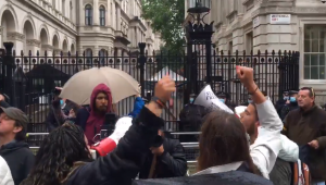 protesto em Londres