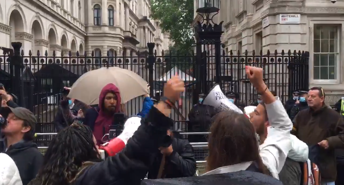 protesto em Londres