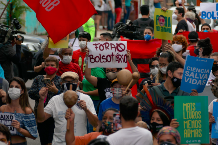 Manifestações contra o governo Bolsonaro em Manaus