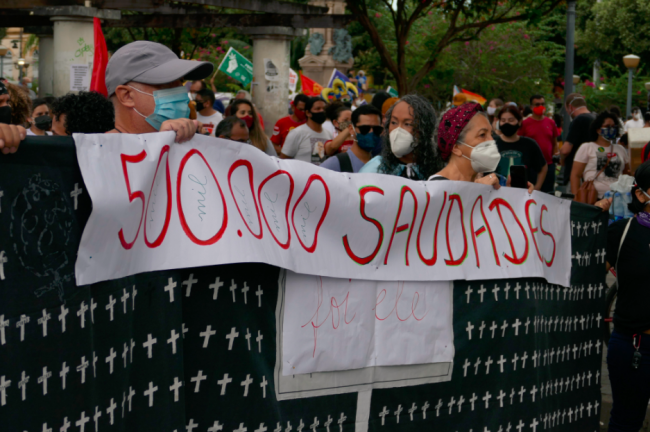 Manifestações contra o governo Bolsonaro em Manaus