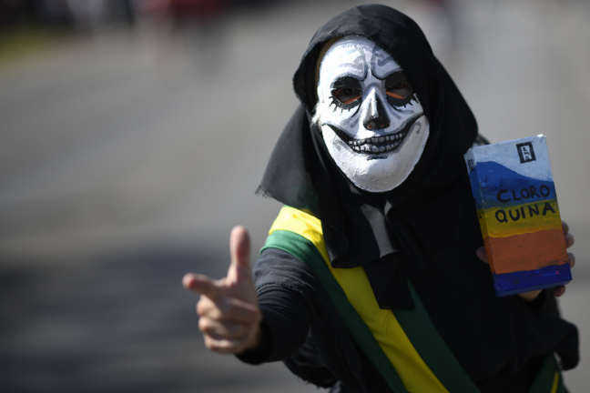 Manifestação contra governo Bolsonaro em Brasília