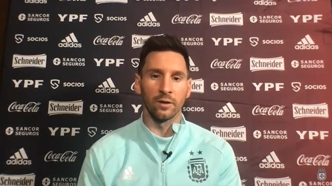 Messi concedeu entrevista coletiva na véspera da estreia da Argentina contra a Bolívia pela Copa América