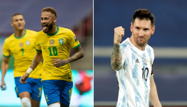 Neymar e Messi são os dois jogadores mais caros da Copa América