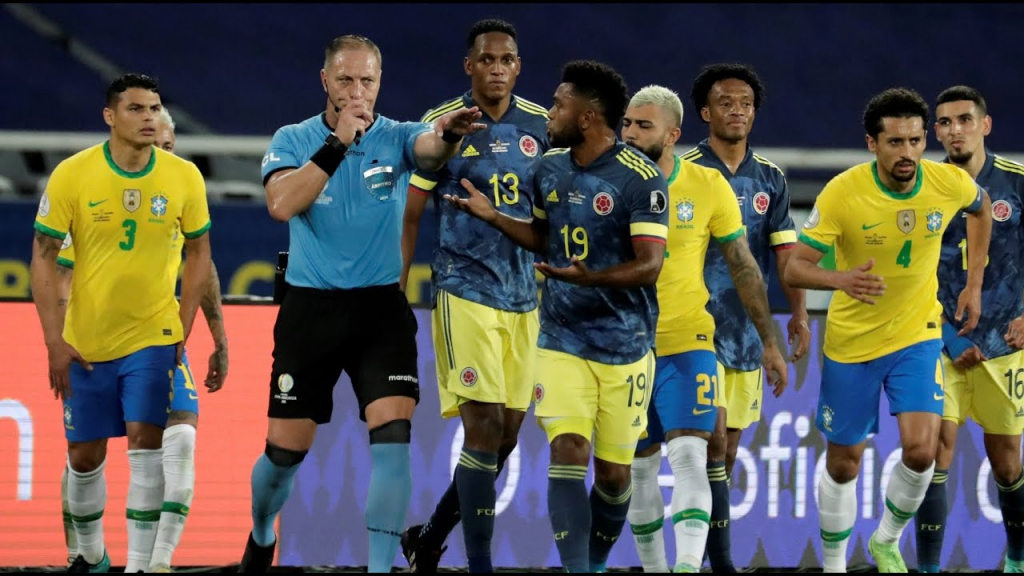 POLÊMICO! Brasil VENCE a Colômbia, que SE REVOLTA com a arbitragem! | CANELADA (23/06/21)