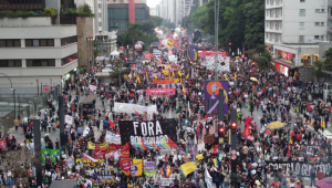 Protesto contra o presidente Jair Bolsonaro na Avenida Paulista