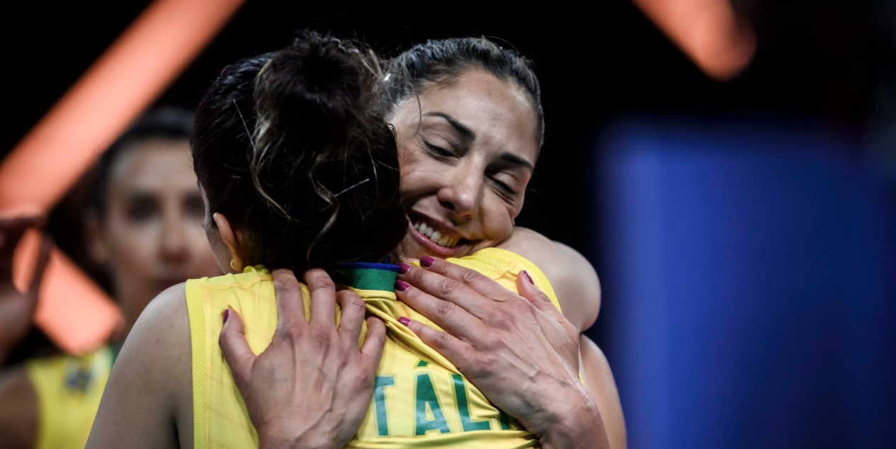 A seleção feminina de vôlei foi derrotado na final da Liga das Nações