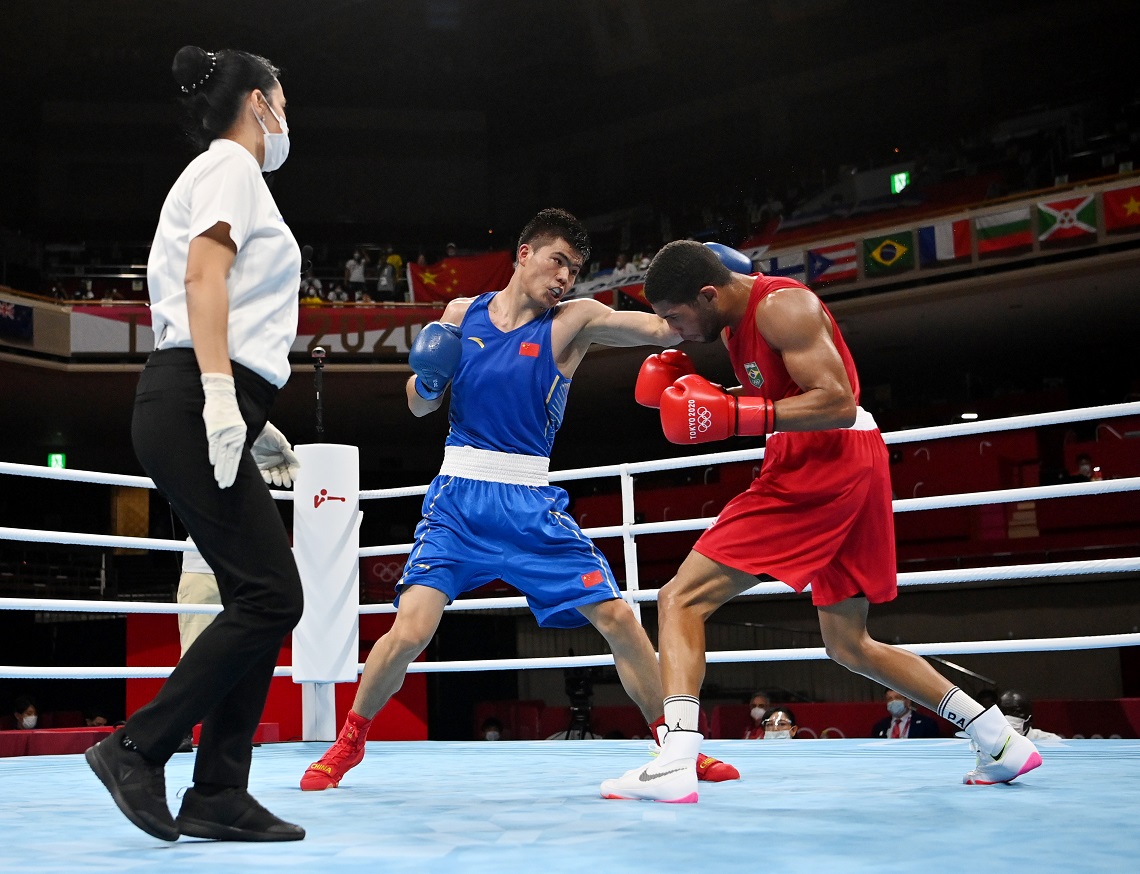 Hebert Conceição está nas quartas de final do boxe até 75 kg das Olimpíadas de Tóquio