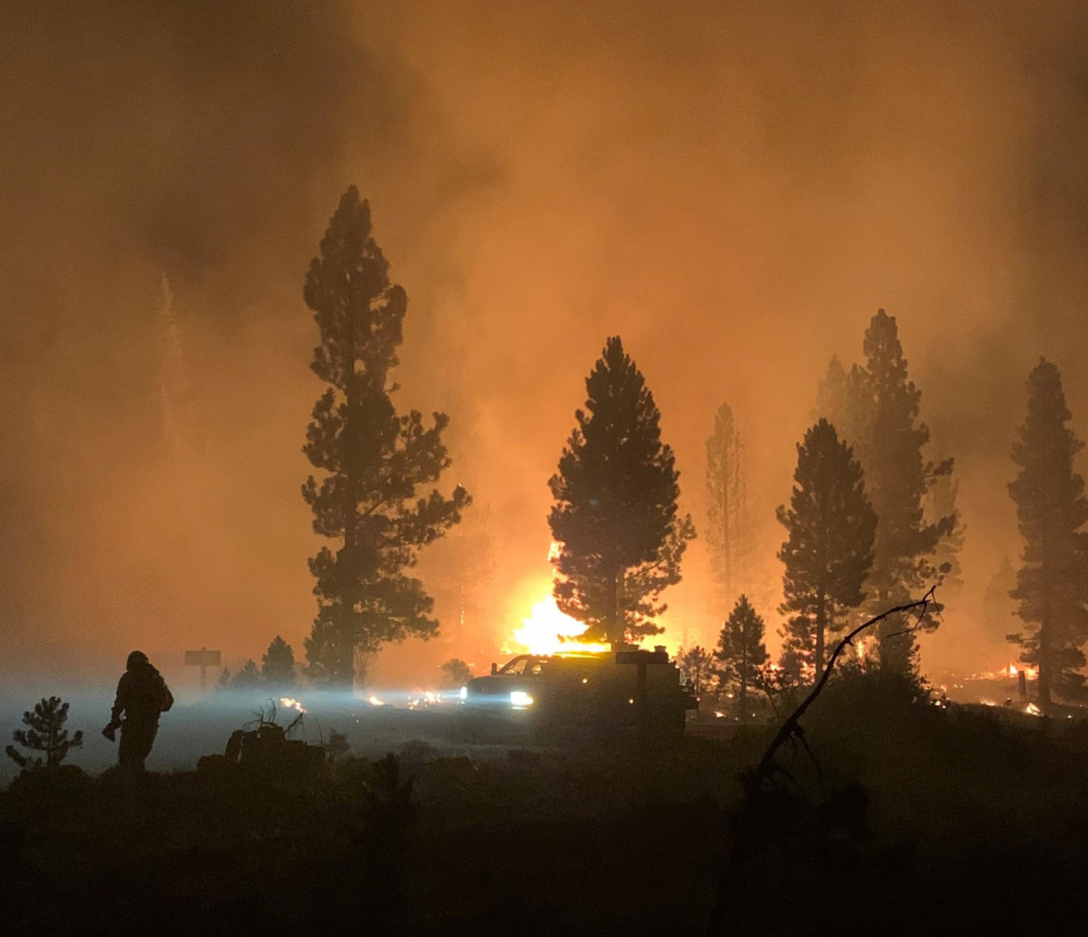 Incêndio em Oregon, nos Estados Unidos