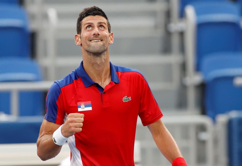 Novak Djokovic está nas quartas de final da Tóquio-2020
