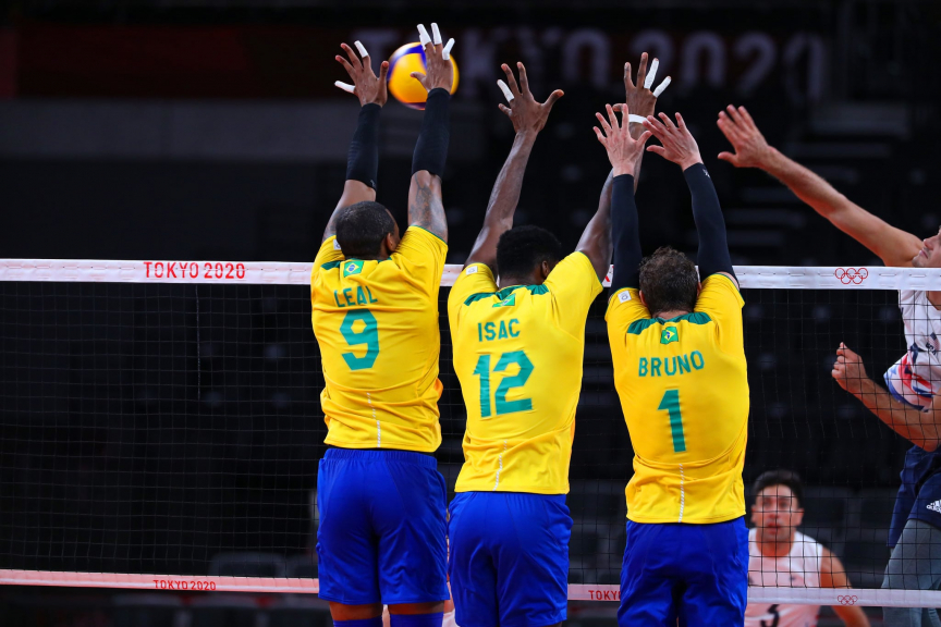 Brasil encara França no vôlei masculino e define ...