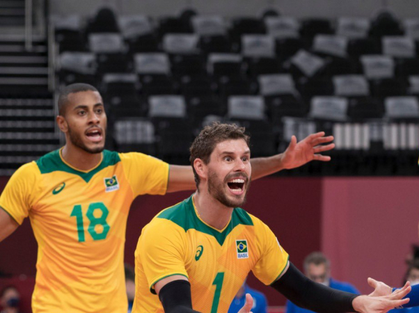 Bruninho, levantador da seleção brasileira, foi eleito o MVP do  Sul-Americano - Folha PE