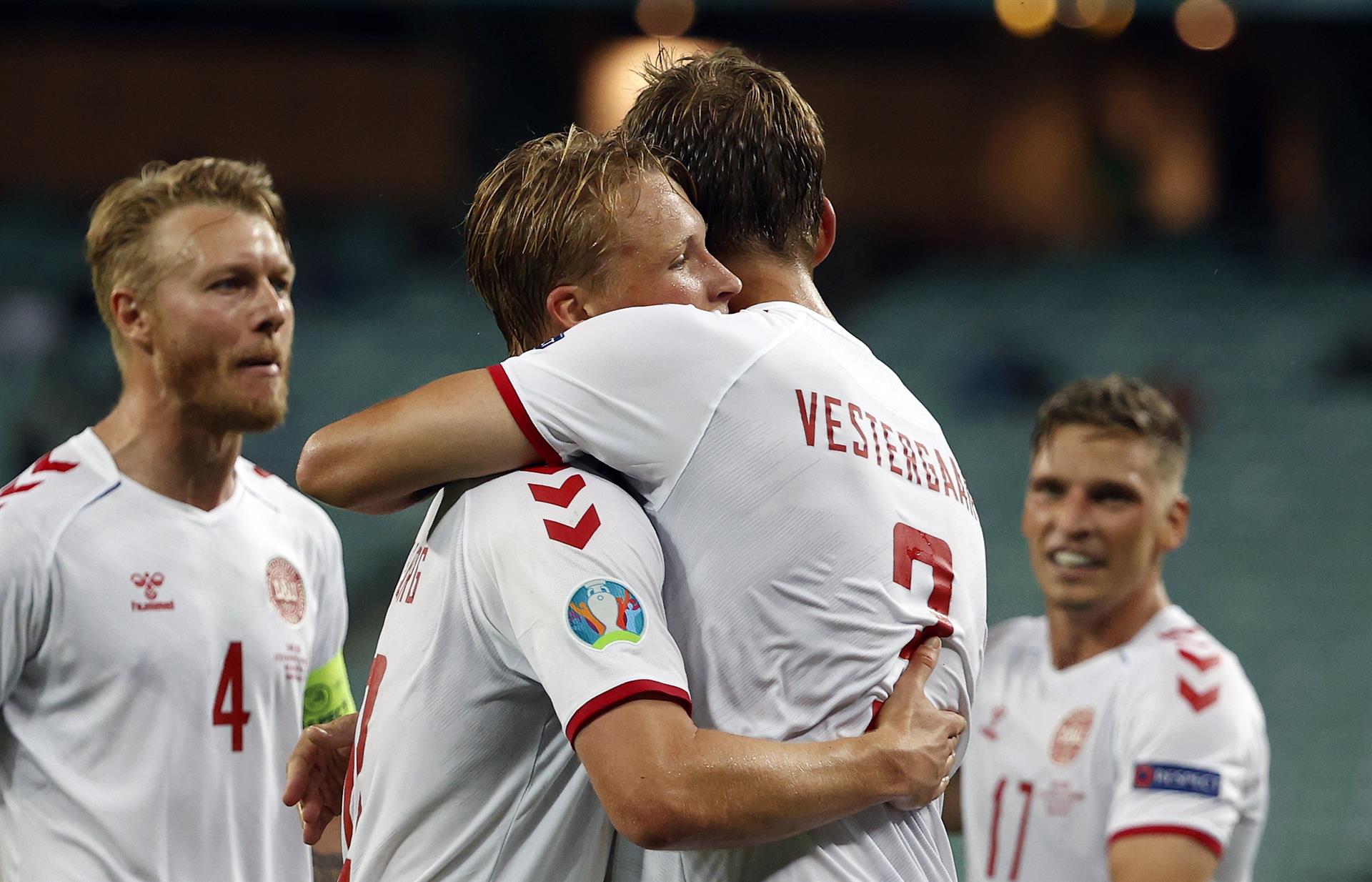 Dinamarca venceu a República Tcheca nas quartas da Eurocopa