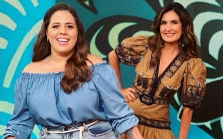 Tati Machado e Fátima Bernardes no Encontro