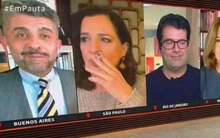 Jornalista aparece fumando ao vivo em jornal da GloboNews; assista