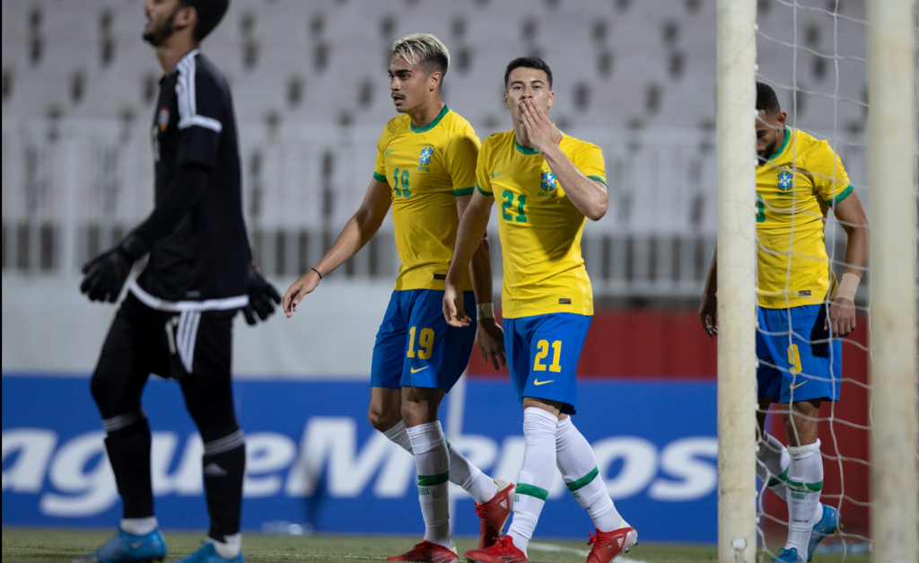 Selecao Olimpica Vence Emirados Arabes Por 5 A 2 Em Amistoso Preparatorio Para Toquio Jovem Pan