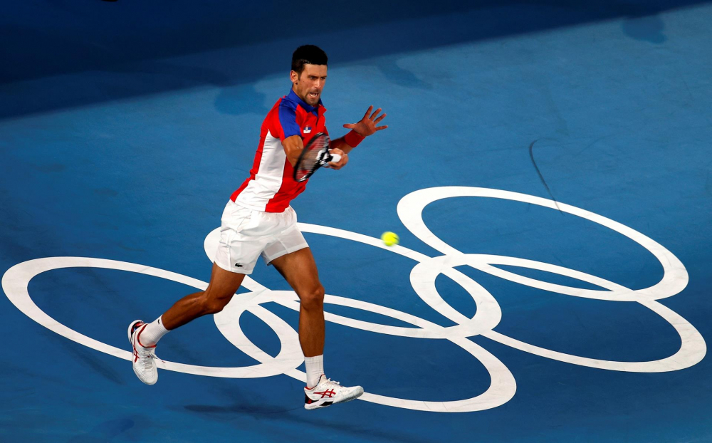 Djokovic está na semifinal do tênis individual masculino nos Jogos Olímpicos de Tóquio