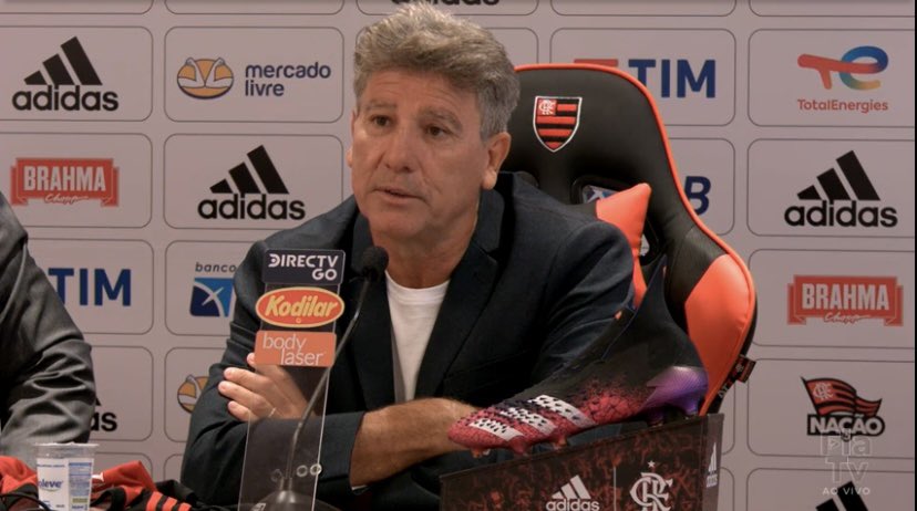 Renato Gaúcho foi apresentado como novo treinador do Flamengo