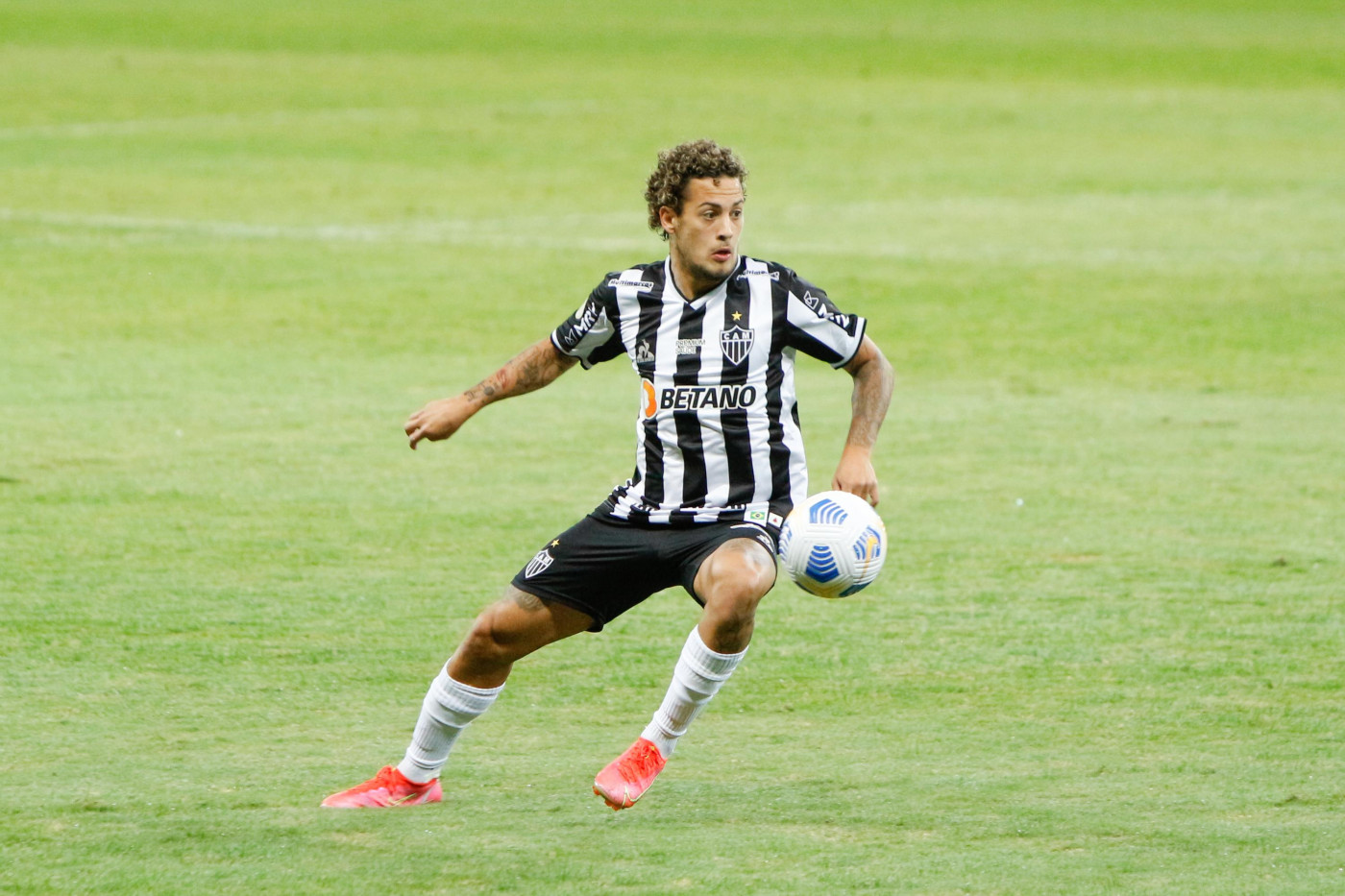 Guga durante partida do Atlético-MG no Campeonato Brasileiro