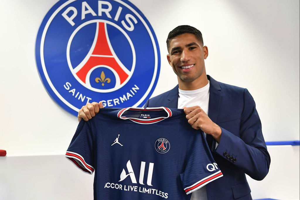 PSG Pays 'bolada' To Inter Milan And Announces The Signing Of Full-back Achraf  Hakimi – Prime Time Zone » Sports » Prime Time Zone