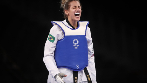 No taekwondo, Milena Titoneli perdeu nas quartas de final