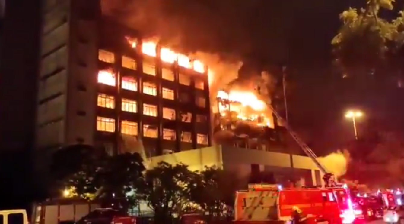 incêndio no prédio da secretaria de segurança pública do rio grande do sul