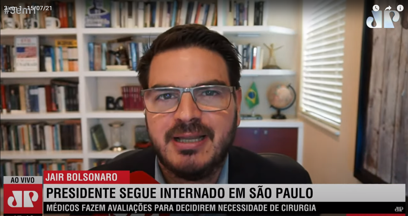 Rodrigo Constantino lamenta rendição de Bolsonaro e diz que ele