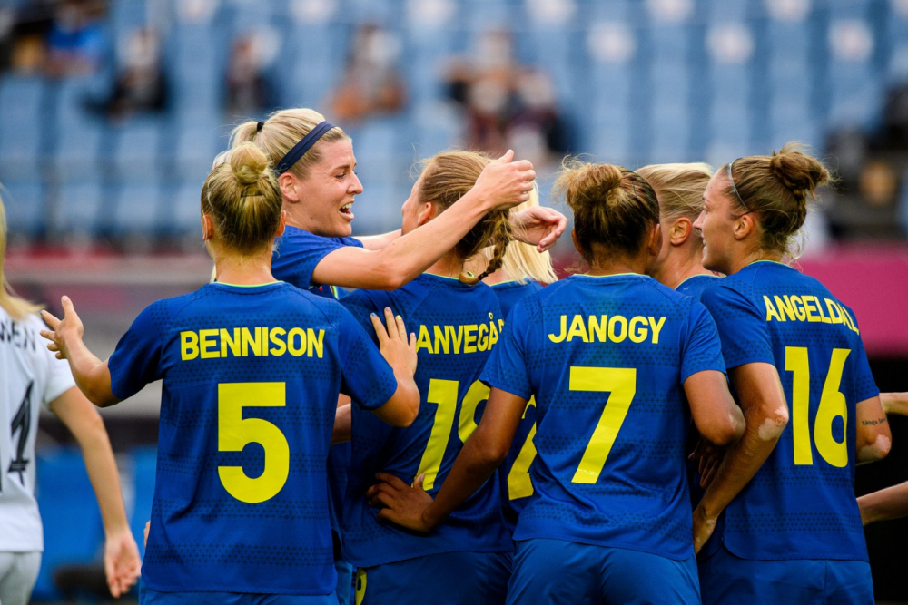 Seleção sueca passou em primeiro no Grupo G dos Jogos Olímpicos de Tóquio