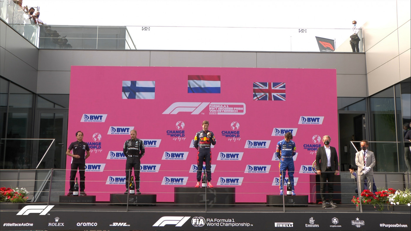 Verstappen venceu o GP da Áustria no Mundial de Fórmula 1 de 2021