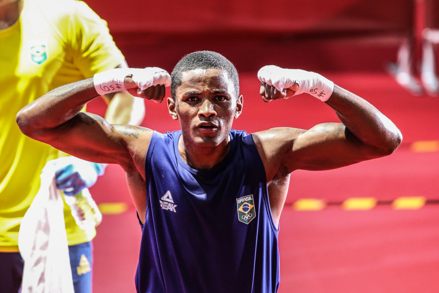Wanderson Oliveira está nas quartas de final do boxe nas Olimpíadas