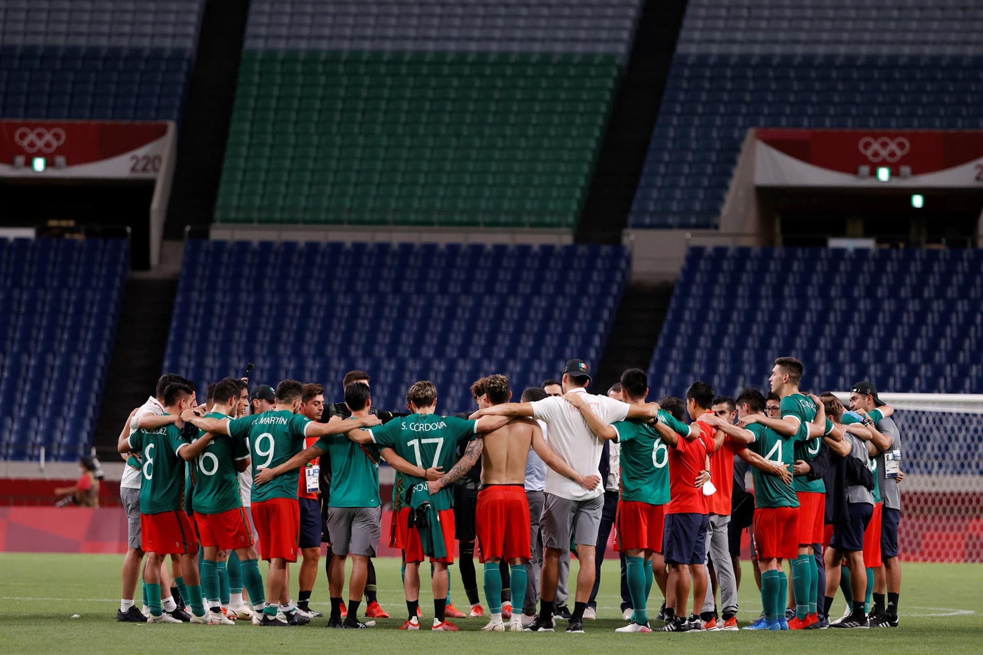 Seleção mexicana de futebol ficou em terceiro lugar nas Olimpíadas de Tóquio