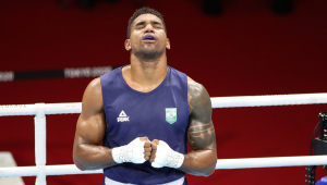Abner Teixeira foi bronze no peso pesado do boxe nas Olimpíadas de Tóquio