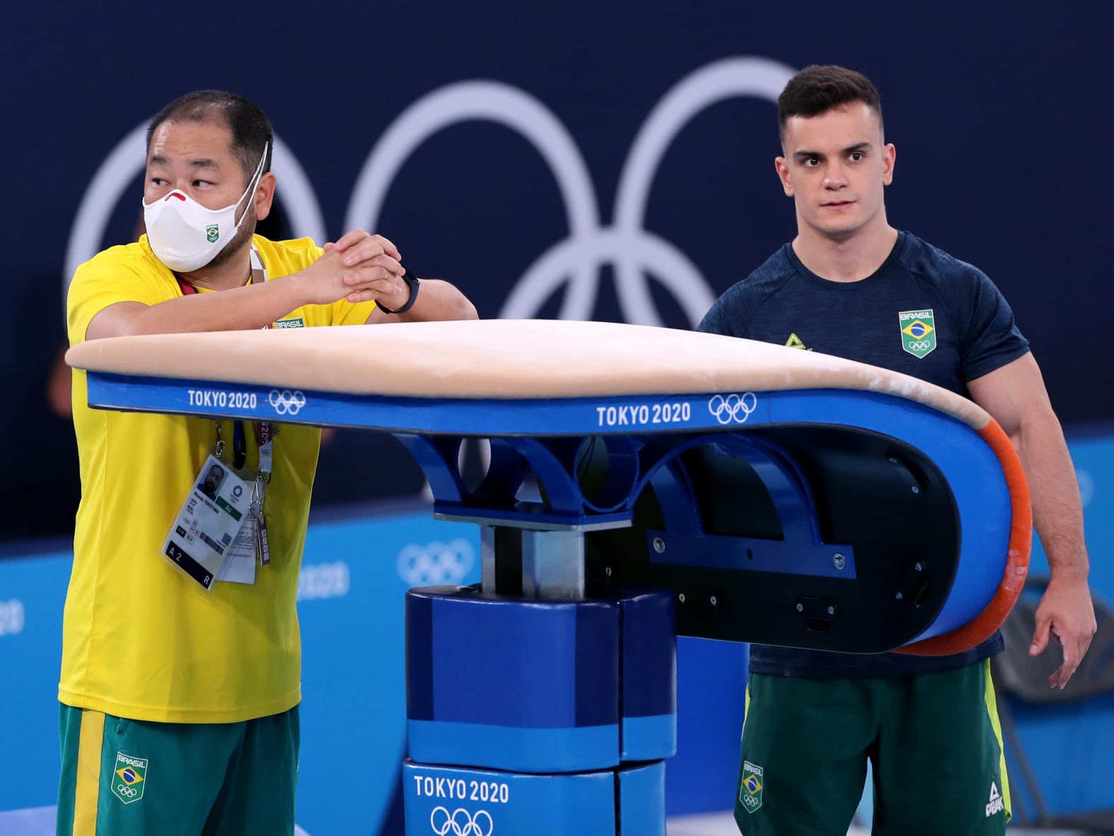 Caio Souza não conseguiu pegar medalha na final do salto nos Jogos de Tóquio