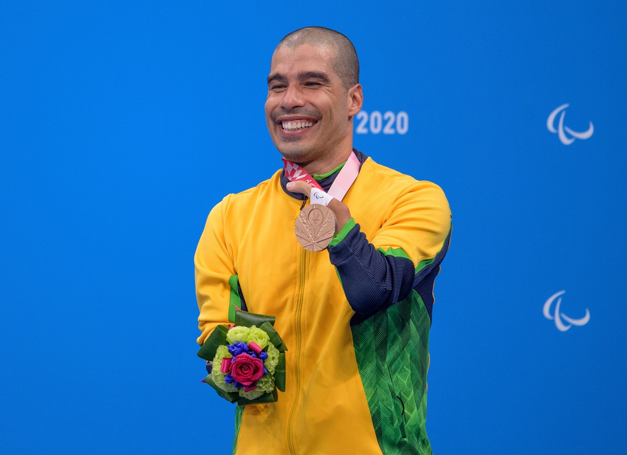 Daniel Dias ganhou sua 25ª medalha paralímpica na Tóquio-2020