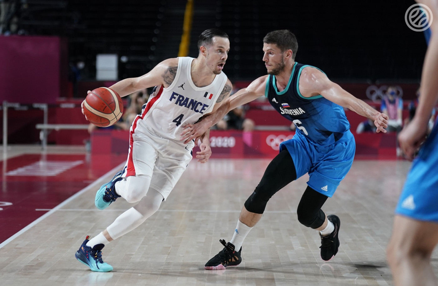 Alemanha vs frança basquetebol, bandeira de fumaça, jogo de esporte