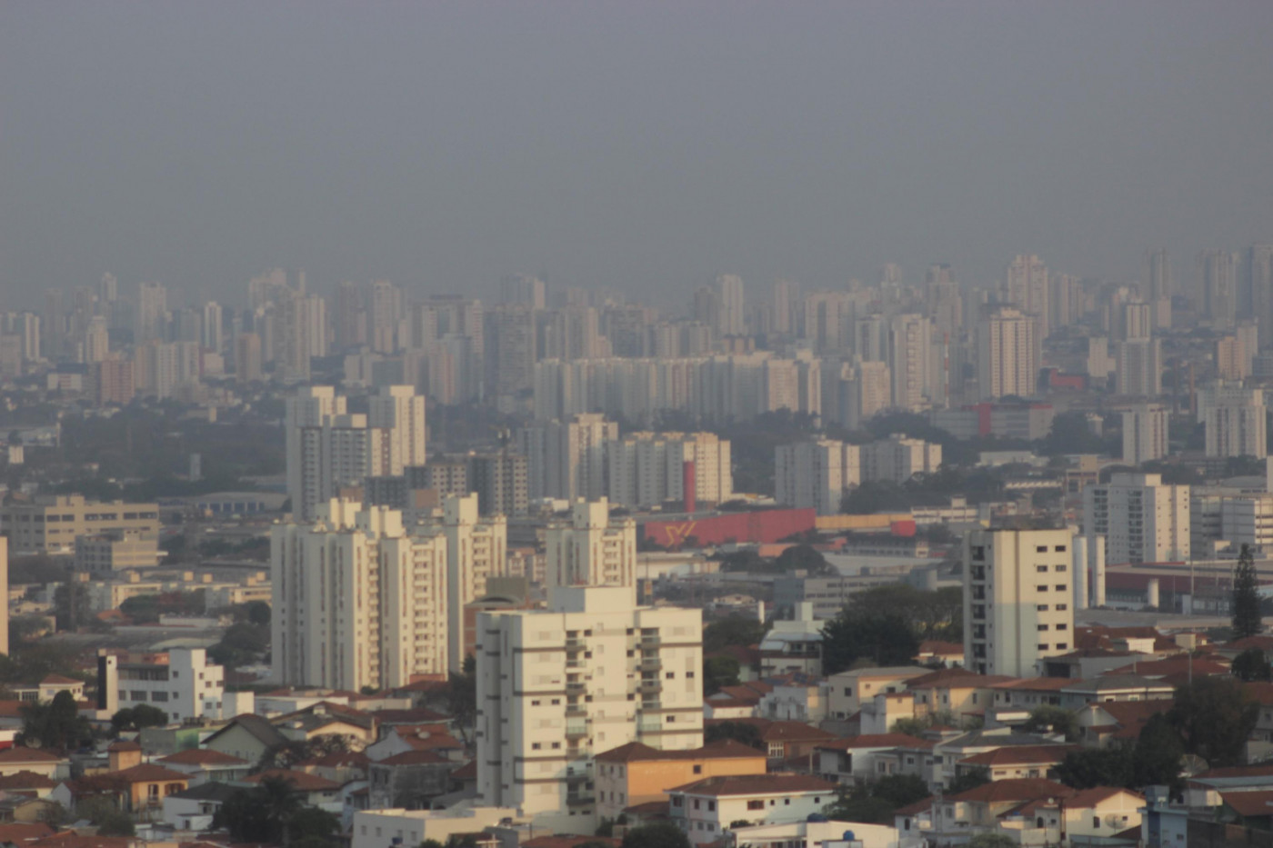 Vista aérea da cidade de São Paulo