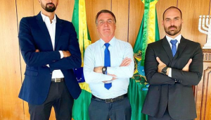 Mauricio Souza, da seleção de vôlei, visitou Jair Bolsonaro