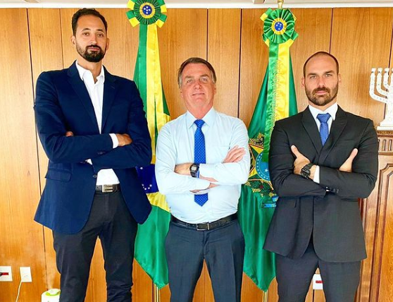 Mauricio Souza, da seleção de vôlei, visitou Jair Bolsonaro