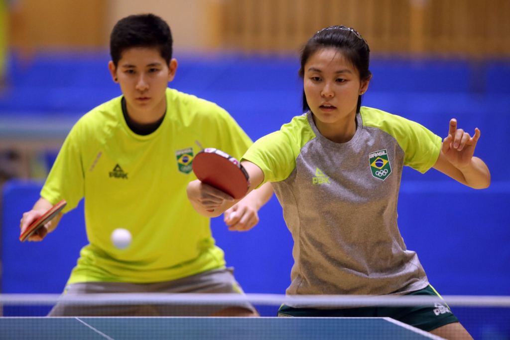 Seleção feminina de tênis de mesa encerra o último período de preparação no  Brasil para os Jogos Olímpicos - Surto Olímpico