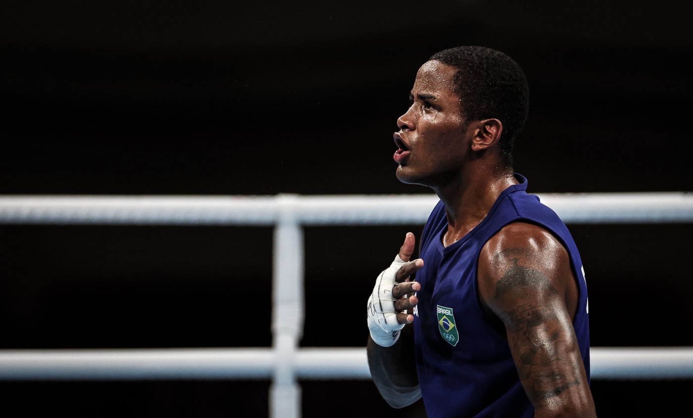 Wanderson de Oliveira foi derrotado nas quartas de final do boxe peso leve nos Jogos de Tóquio
